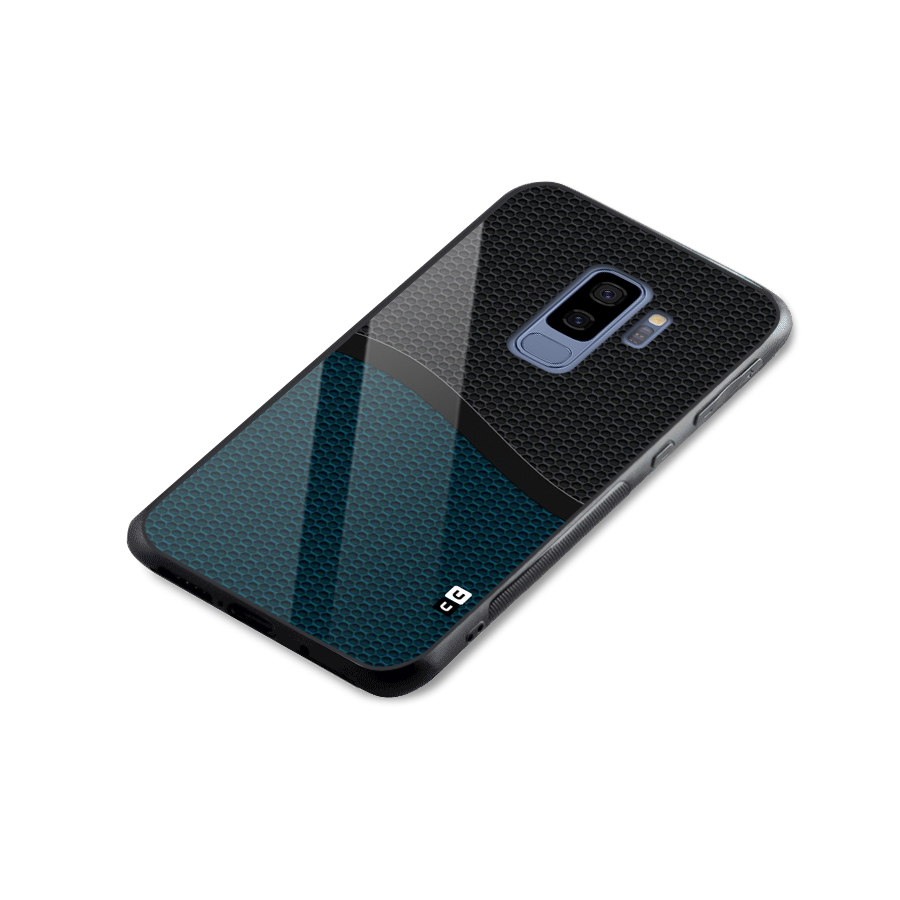 Classy Rugged Bicolor Glass Back Case for Galaxy S9 Plus