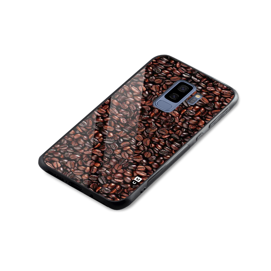 Cocoa Beans Glass Back Case for Galaxy S9 Plus