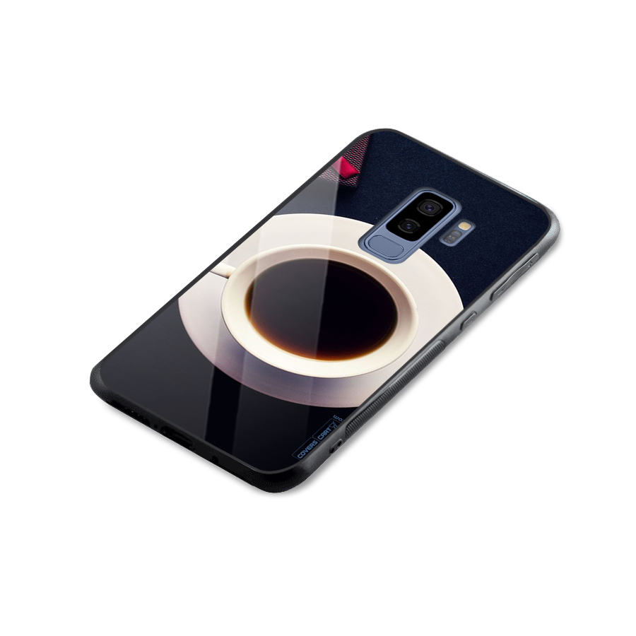 Coffee And Cookies Glass Back Case for Galaxy S9 Plus