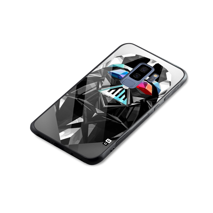 Crystal Robot Glass Back Case for Galaxy S9 Plus
