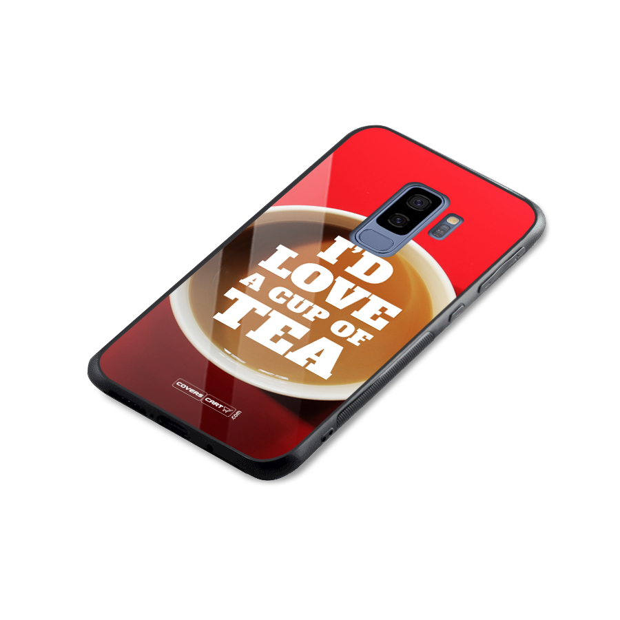 Cup of Tea Glass Back Case for Galaxy S9 Plus