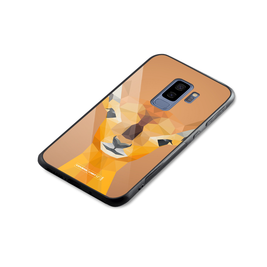 Cute Deer Glass Back Case for Galaxy S9 Plus