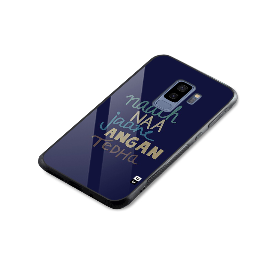 Dance Words Glass Back Case for Galaxy S9 Plus