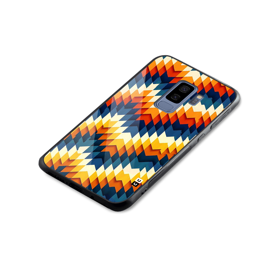 Delightful Design Glass Back Case for Galaxy S9 Plus