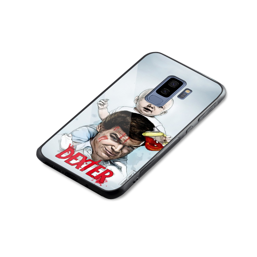 Dexter Artwork Glass Back Case for Galaxy S9 Plus