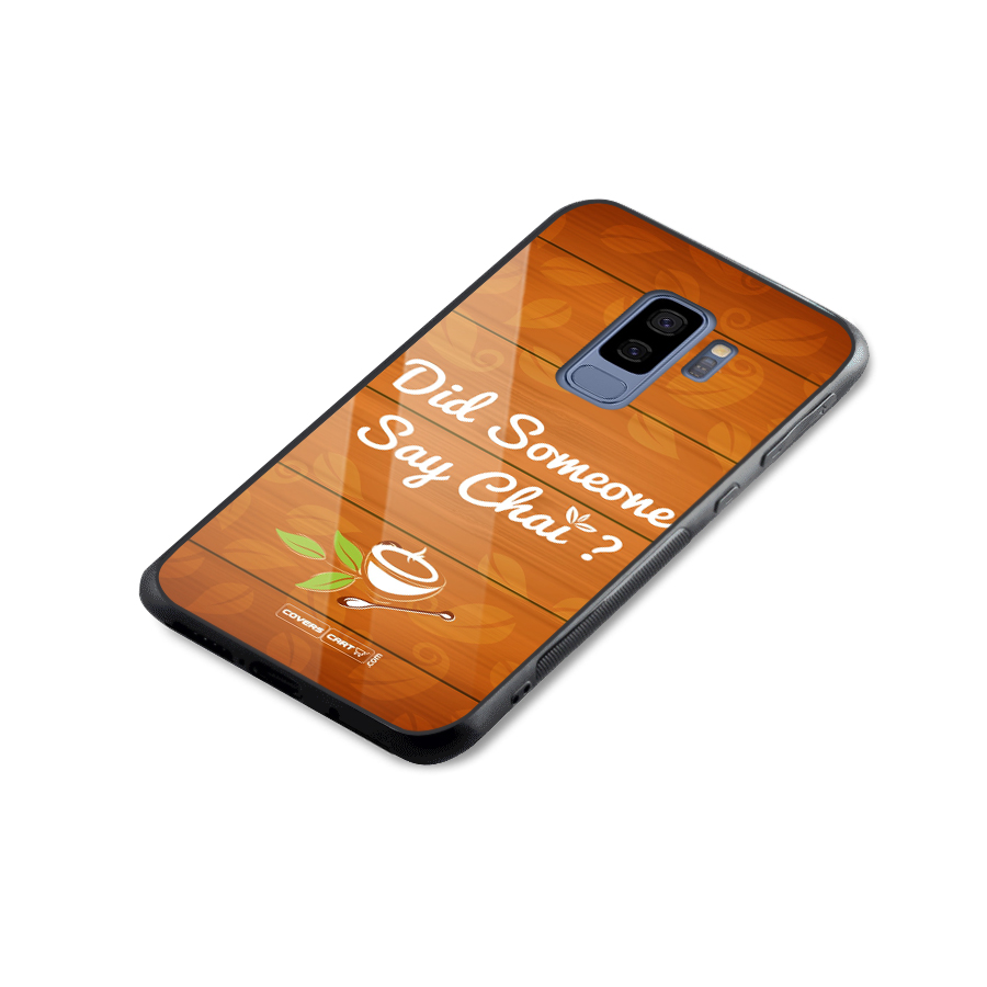 Did Someone Say Chai Glass Back Case for Galaxy S9 Plus