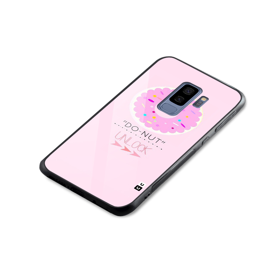 Do-Nut Unlock Glass Back Case for Galaxy S9 Plus