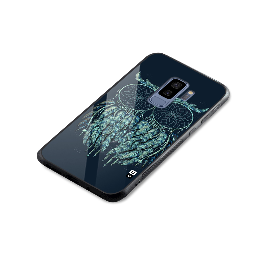 Dreamy Owl Catcher Glass Back Case for Galaxy S9 Plus