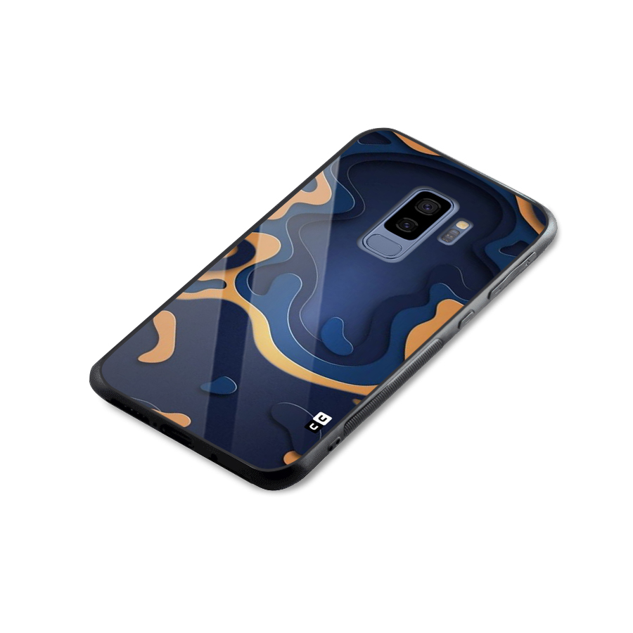 Drops Flow Glass Back Case for Galaxy S9 Plus