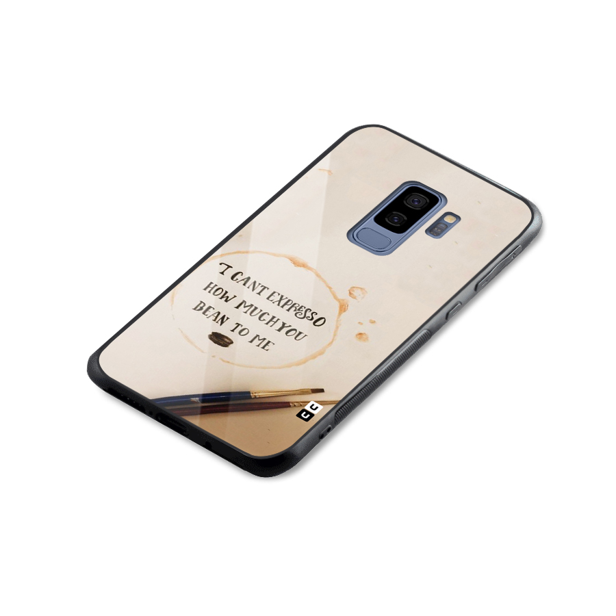 Espresso Bean Glass Back Case for Galaxy S9 Plus