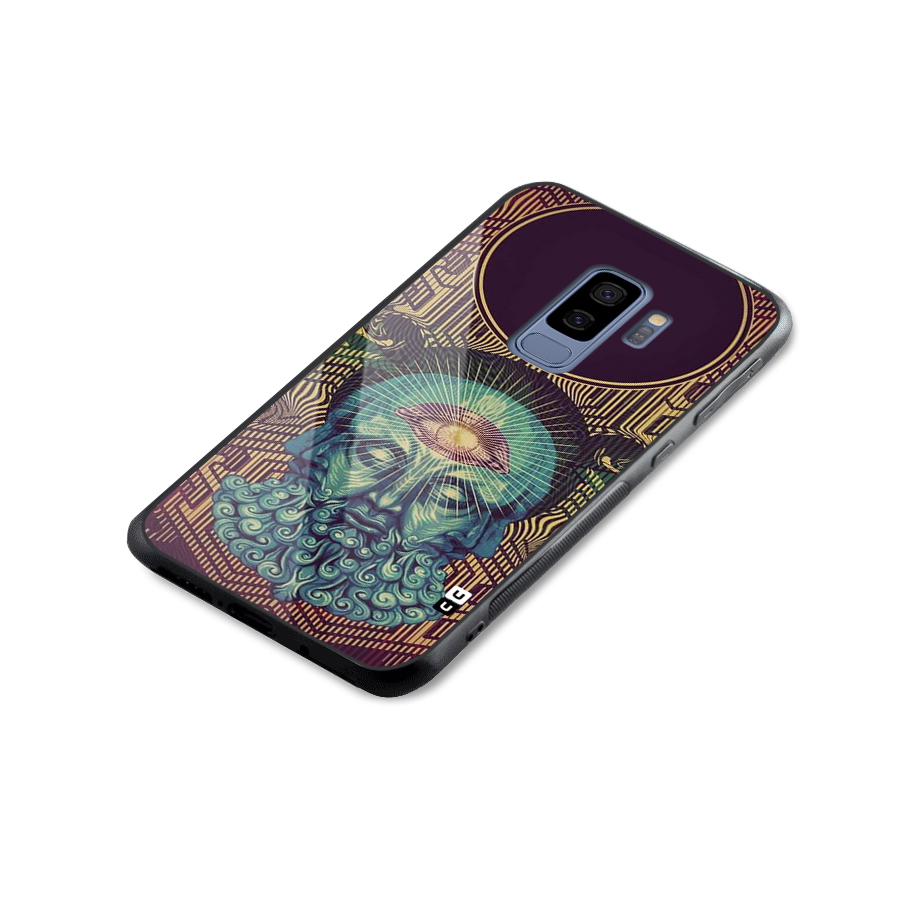 Eye Design Glass Back Case for Galaxy S9 Plus