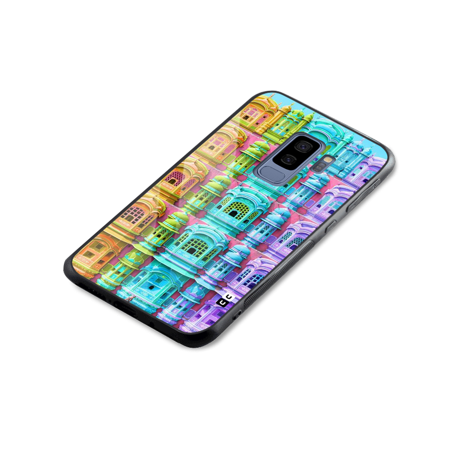 Fancy Architecture Glass Back Case for Galaxy S9 Plus