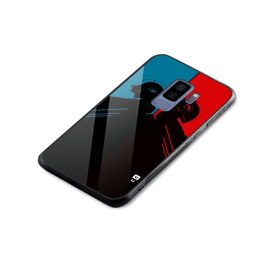 Fight Colours Glass Back Case for Galaxy S9 Plus