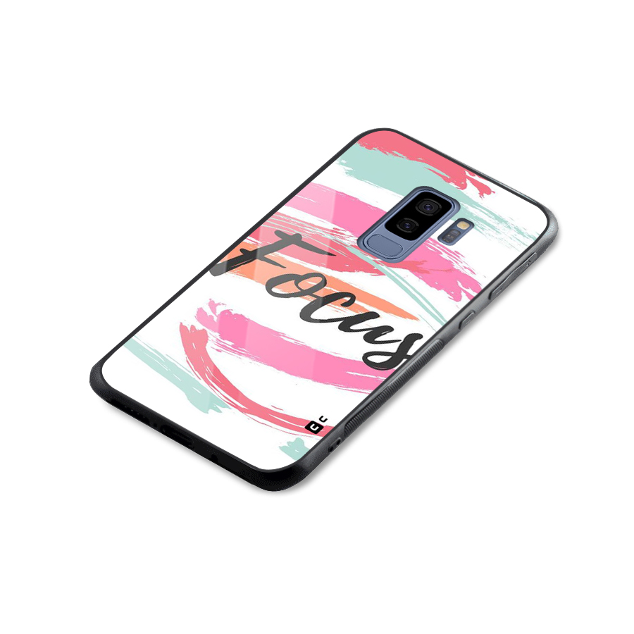 Focus Colours Glass Back Case for Galaxy S9 Plus
