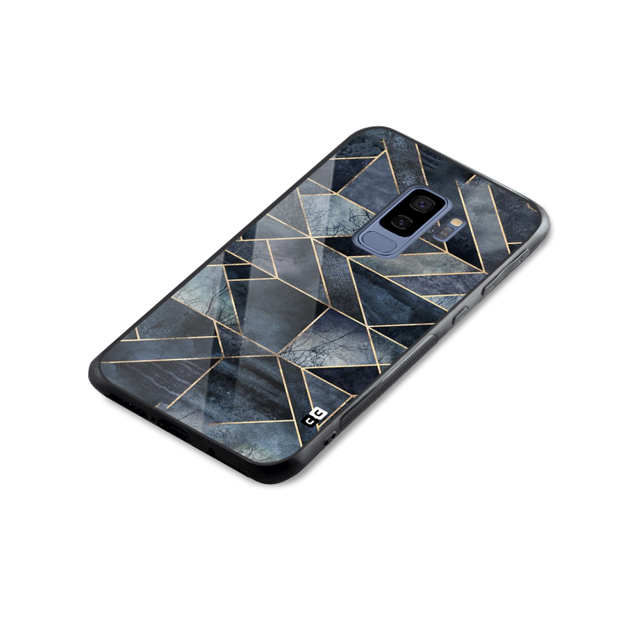 Forest Abstract Lines Glass Back Case for Galaxy S9 Plus