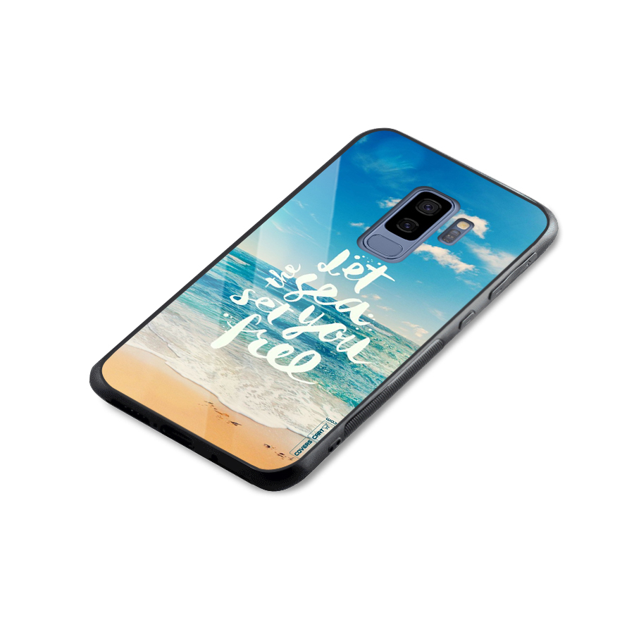 Free Sea Glass Back Case for Galaxy S9 Plus