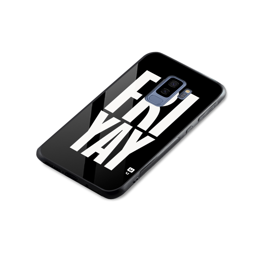 Fri Yay Glass Back Case for Galaxy S9 Plus
