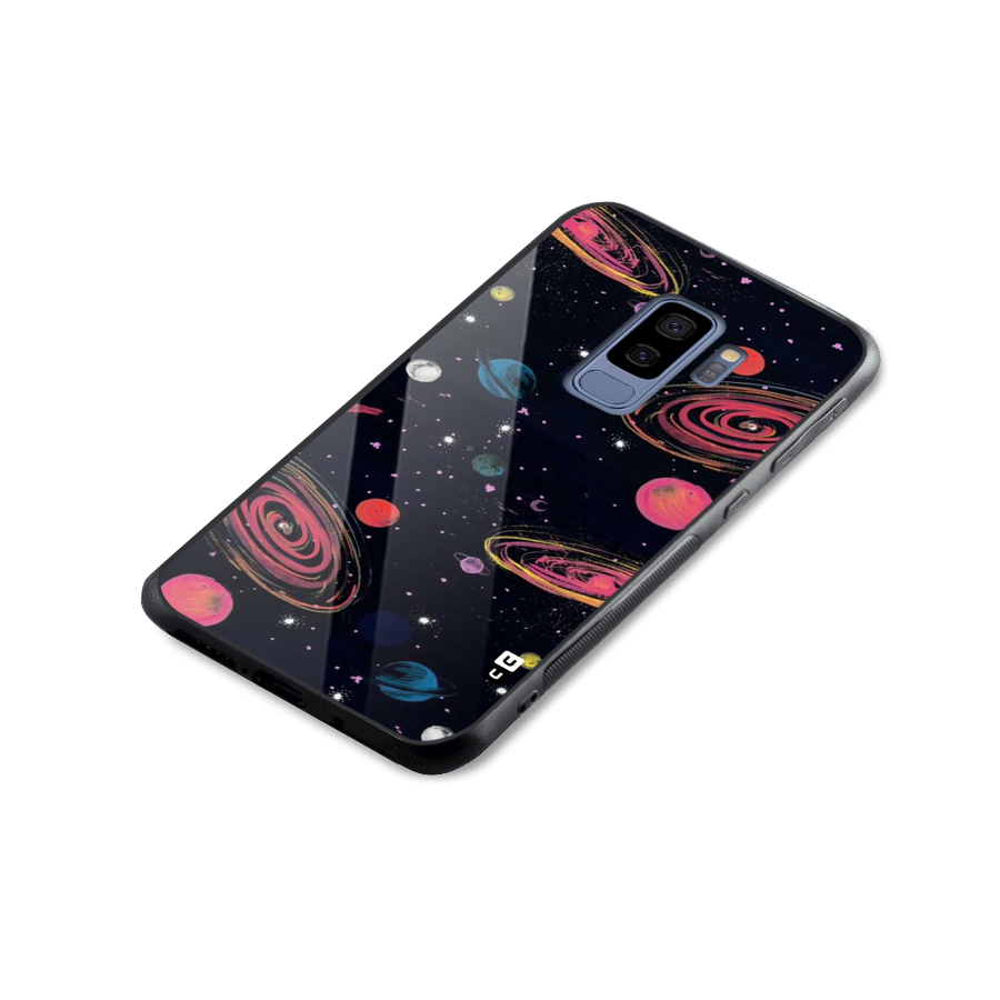 Galaxy Beauty Glass Back Case for Galaxy S9 Plus