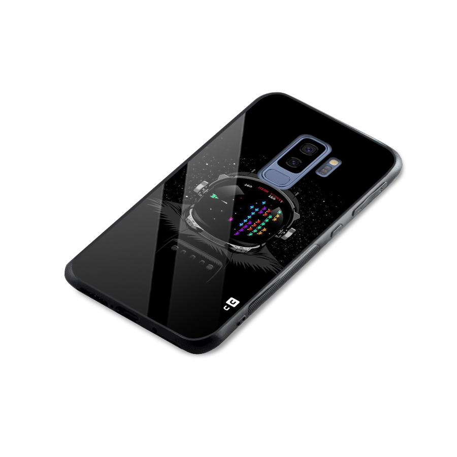 Gamer Head Glass Back Case for Galaxy S9 Plus