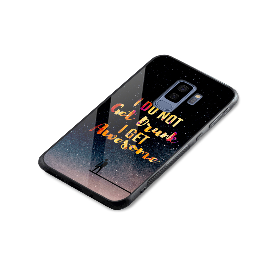 Get Awesome Glass Back Case for Galaxy S9 Plus