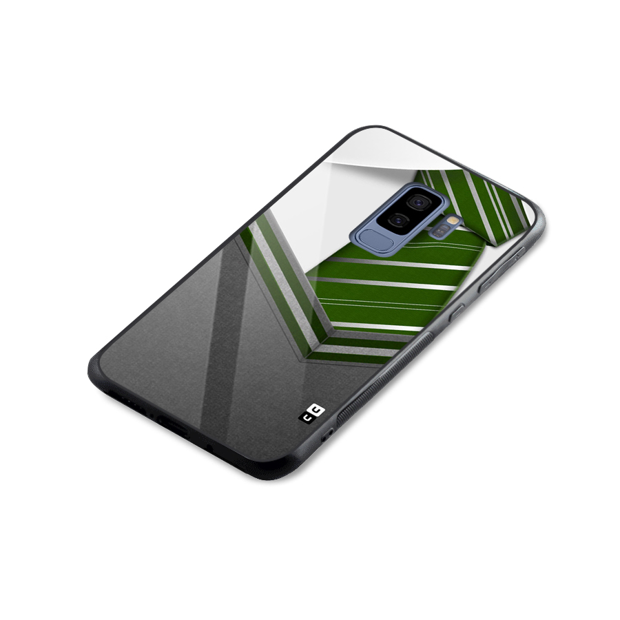 Grey Sweater Glass Back Case for Galaxy S9 Plus