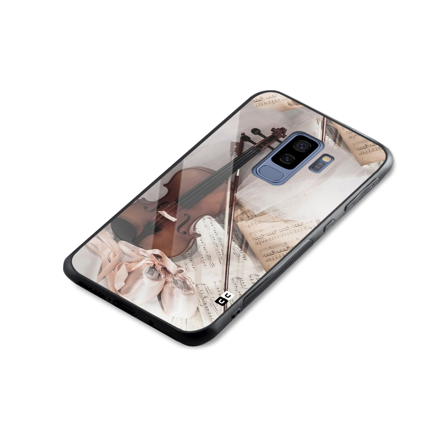 Guitar And Co Glass Back Case for Galaxy S9 Plus