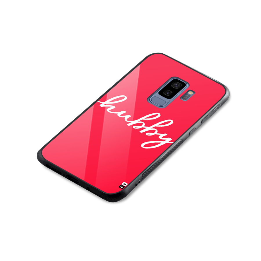 Hubby Glass Back Case for Galaxy S9 Plus