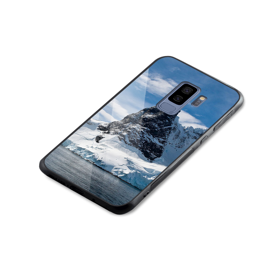 Ice Mountains Glass Back Case for Galaxy S9 Plus