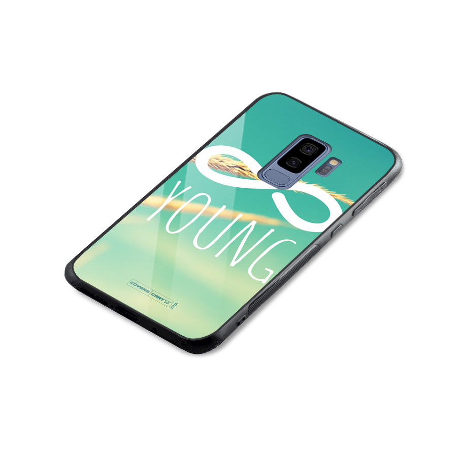 Infinity Young Glass Back Case for Galaxy S9 Plus