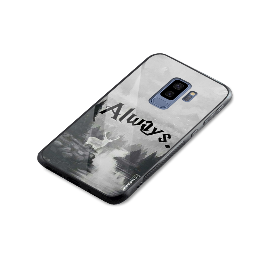 Invisible Deer Glass Back Case for Galaxy S9 Plus