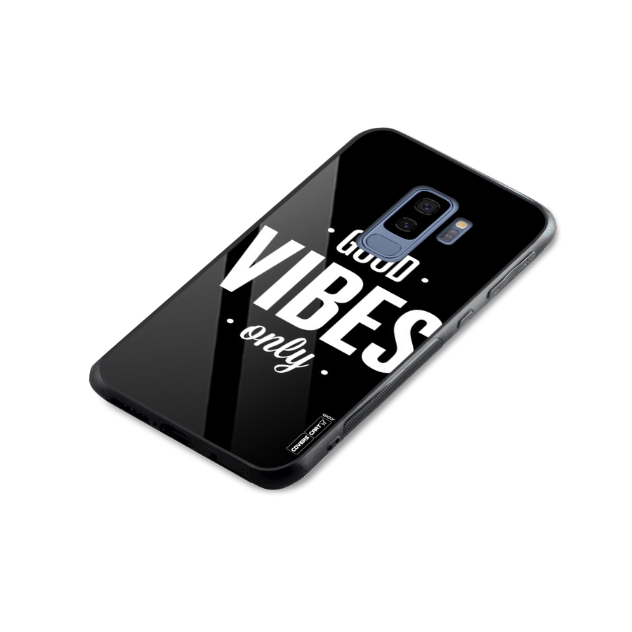 Just Vibes Glass Back Case for Galaxy S9 Plus