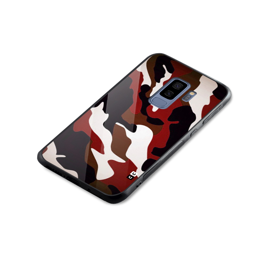 Leapord Pattern Glass Back Case for Galaxy S9 Plus