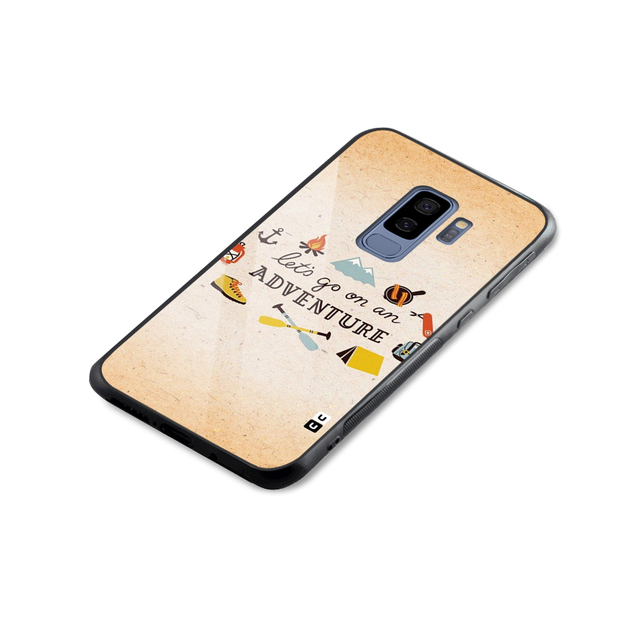 Lets Adventure Life Glass Back Case for Galaxy S9 Plus