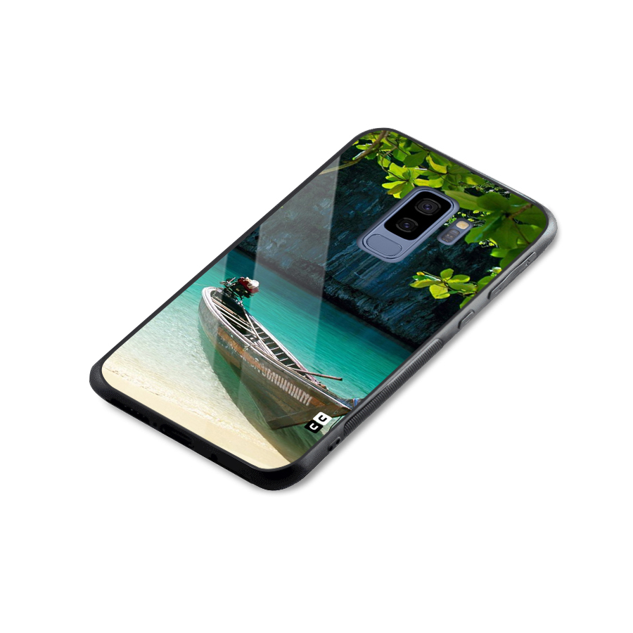 Lets Cross Over Glass Back Case for Galaxy S9 Plus