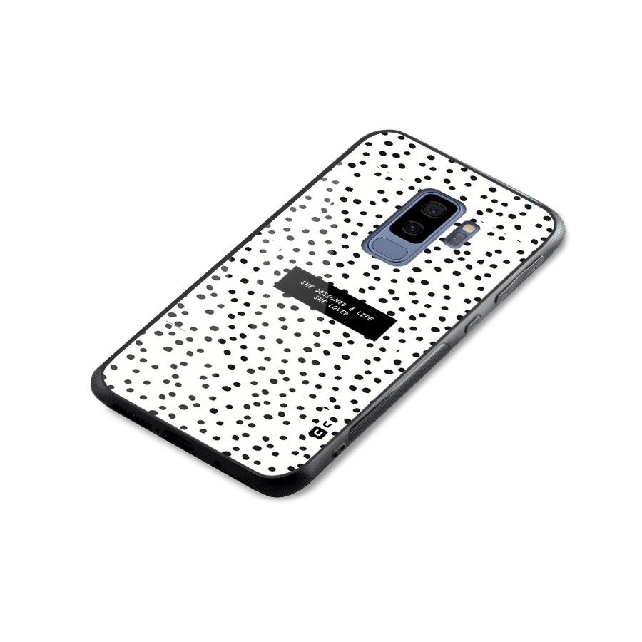 Life Loved Glass Back Case for Galaxy S9 Plus