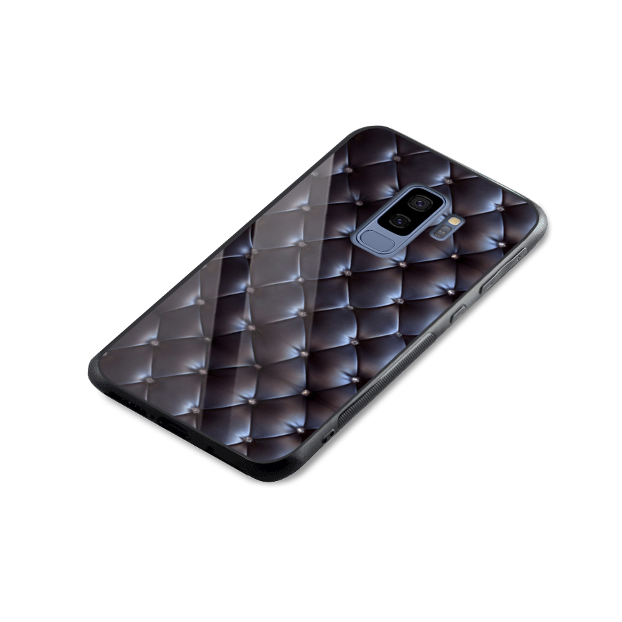Luxury Pattern Glass Back Case for Galaxy S9 Plus