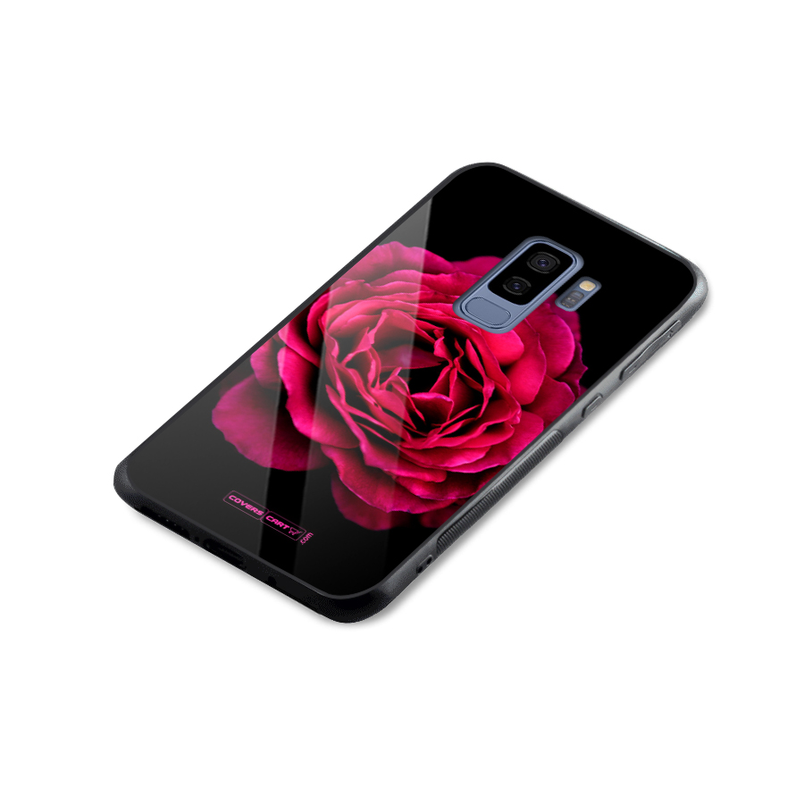 Magical Rose Glass Back Case for Galaxy S9 Plus
