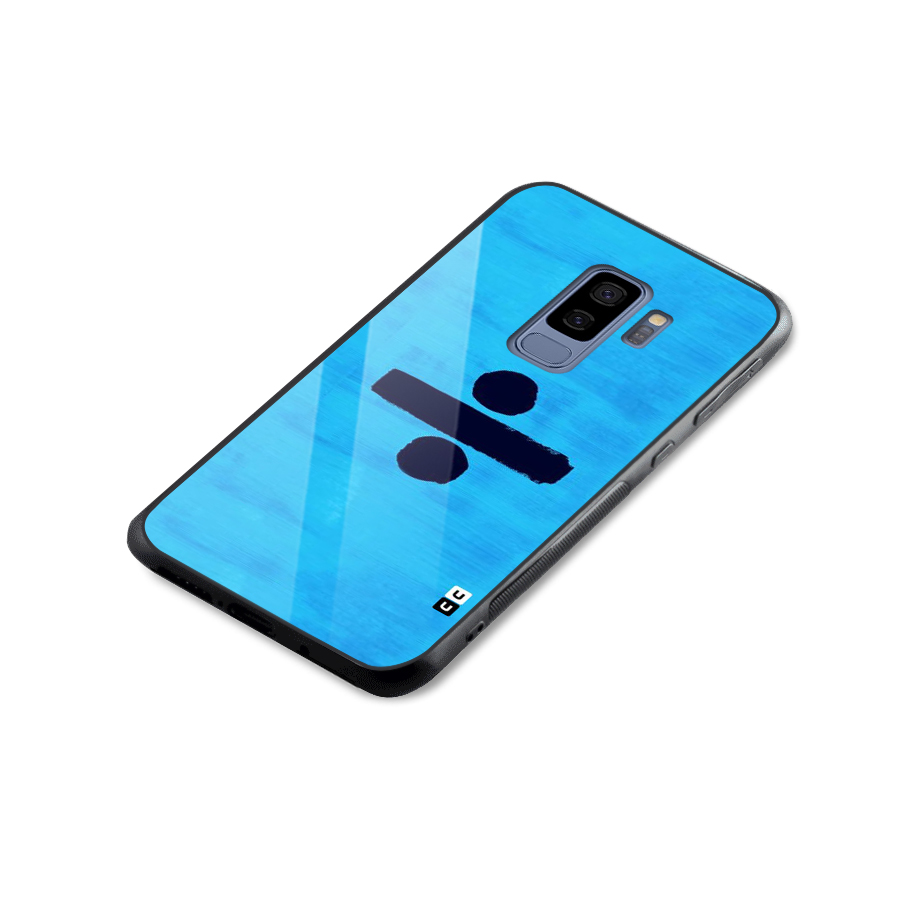 Math And Blue Glass Back Case for Galaxy S9 Plus
