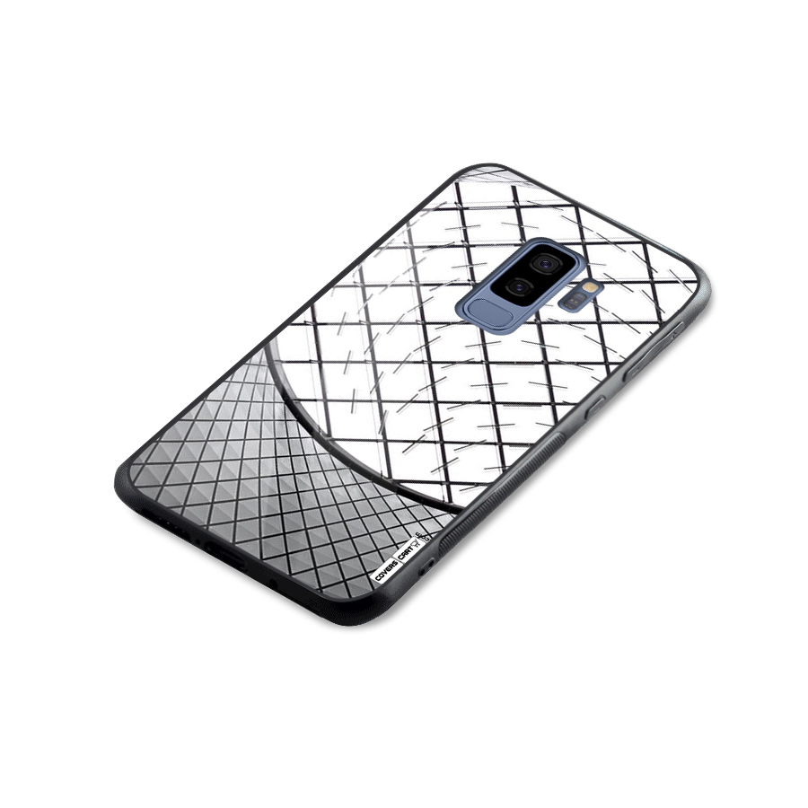 Modern Abstract Pattern Glass Back Case for Galaxy S9 Plus