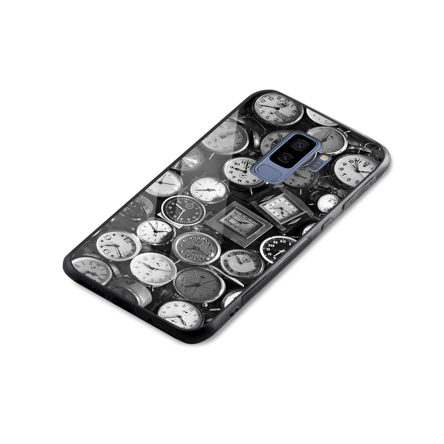 Monochrome Collection Glass Back Case for Galaxy S9 Plus