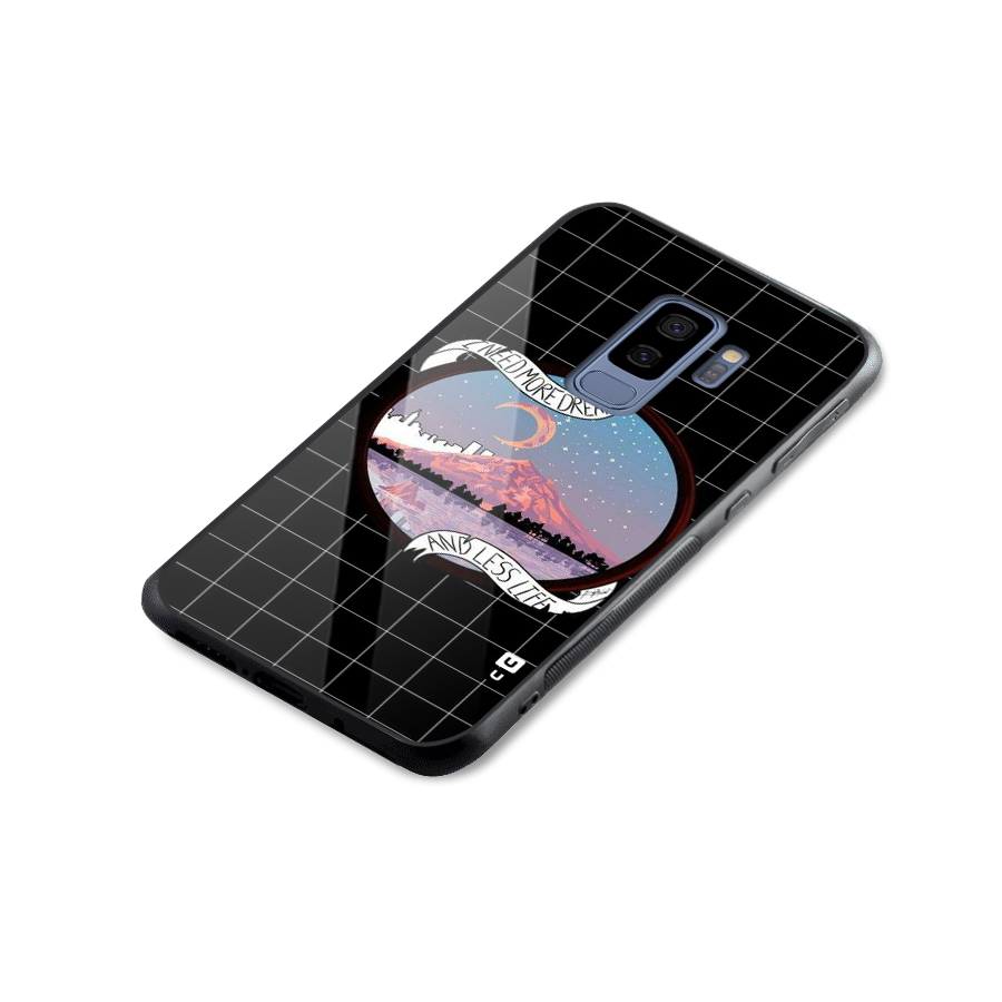 More Dreams Glass Back Case for Galaxy S9 Plus