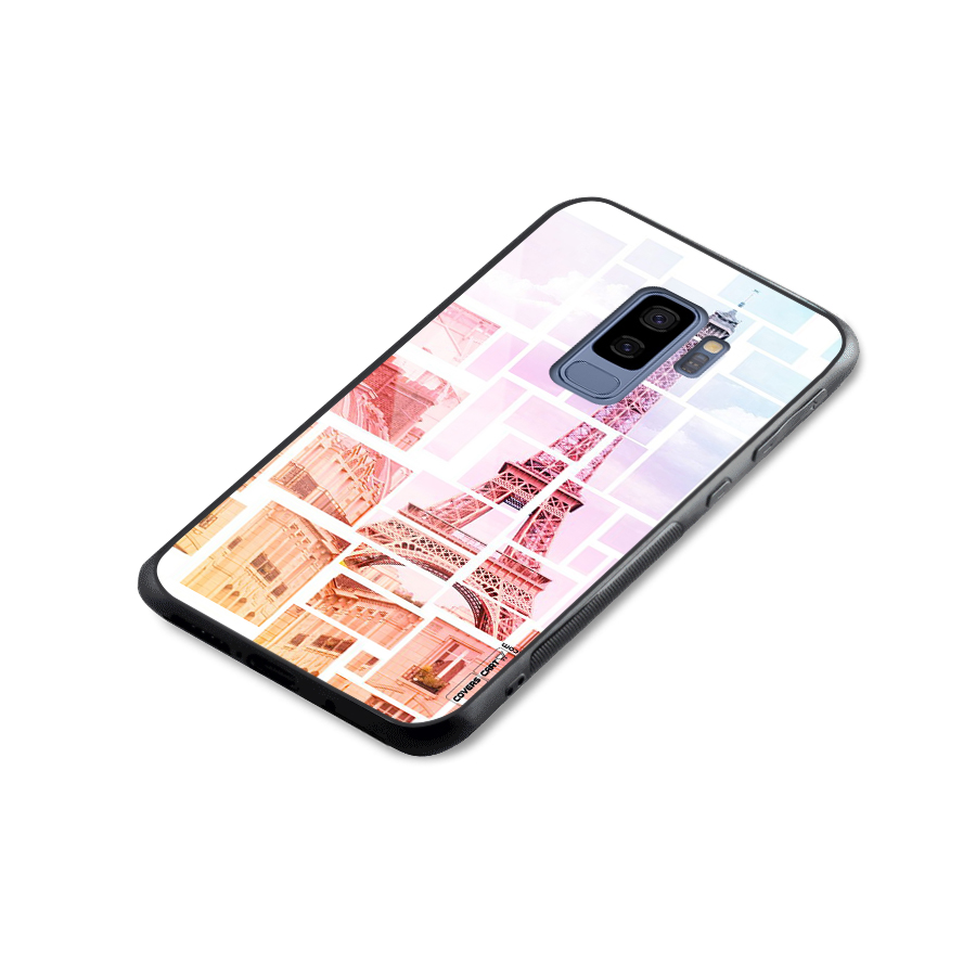 Mosiac City Glass Back Case for Galaxy S9 Plus