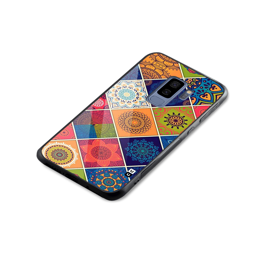 Multi Designs Glass Back Case for Galaxy S9 Plus