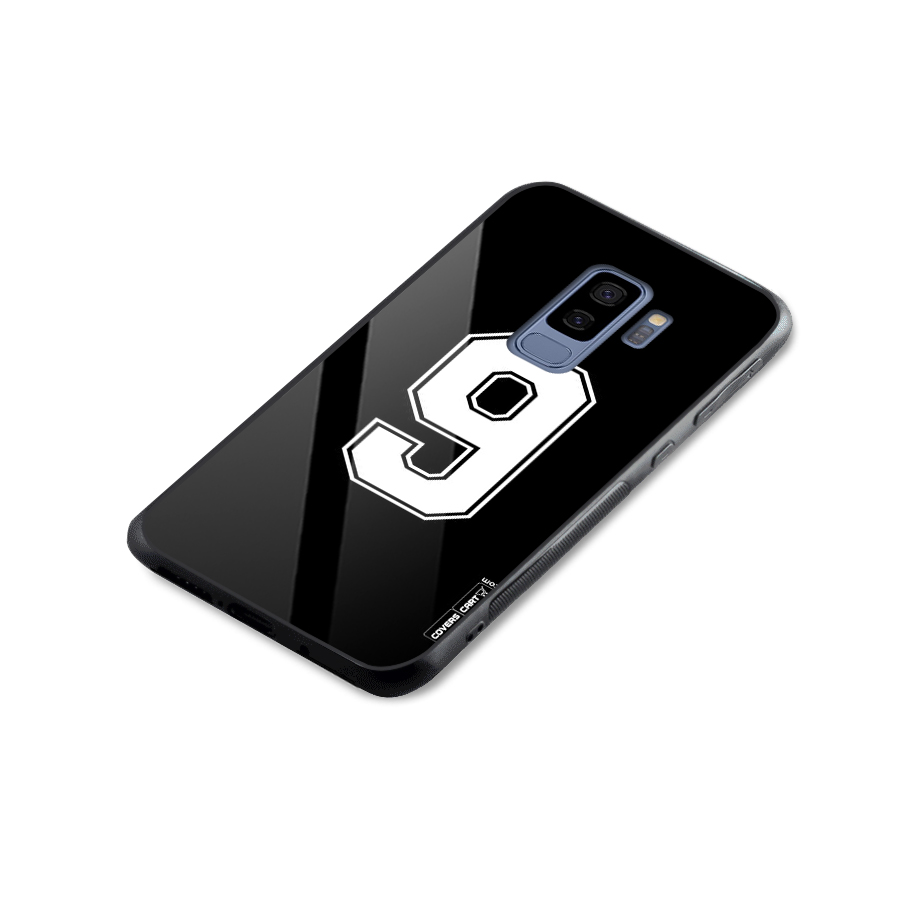 Number 9 Glass Back Case for Galaxy S9 Plus