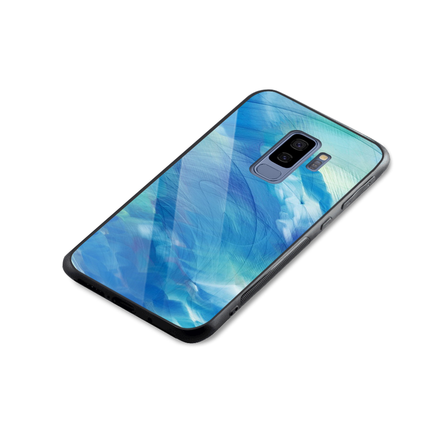 Ocean Mist Glass Back Case for Galaxy S9 Plus
