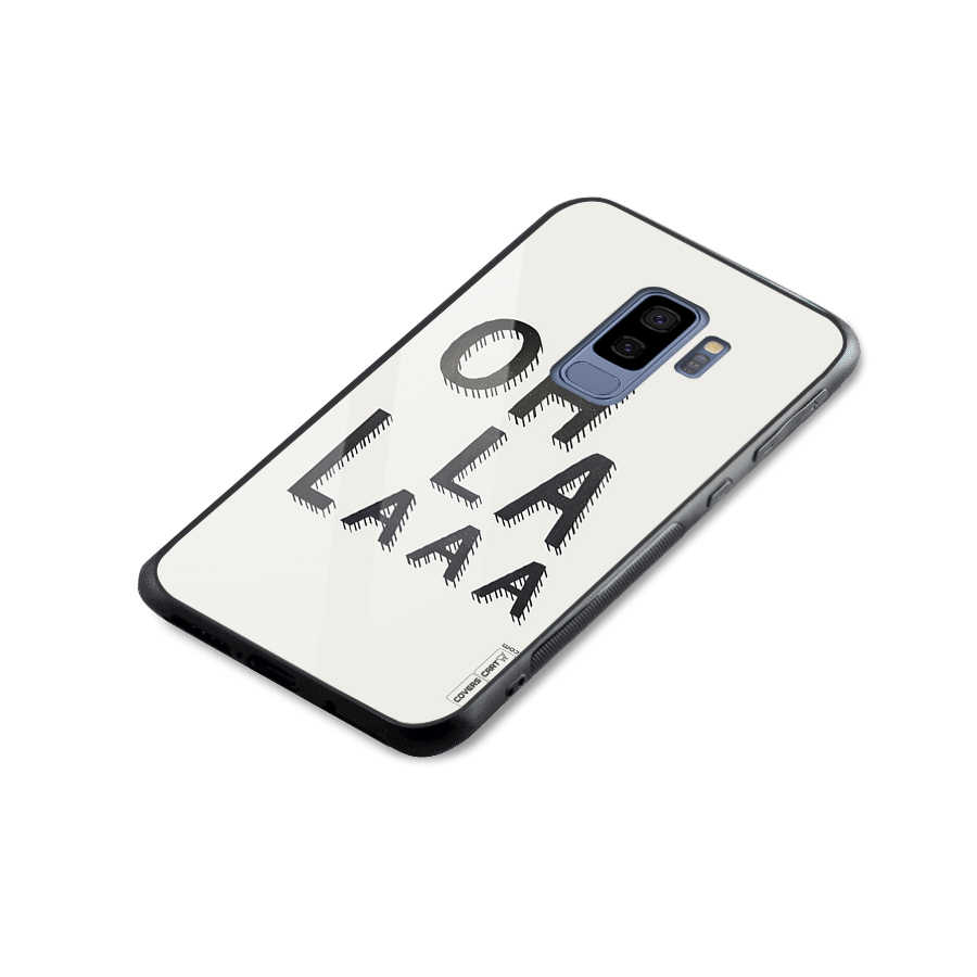 Oh La La Glass Back Case for Galaxy S9 Plus