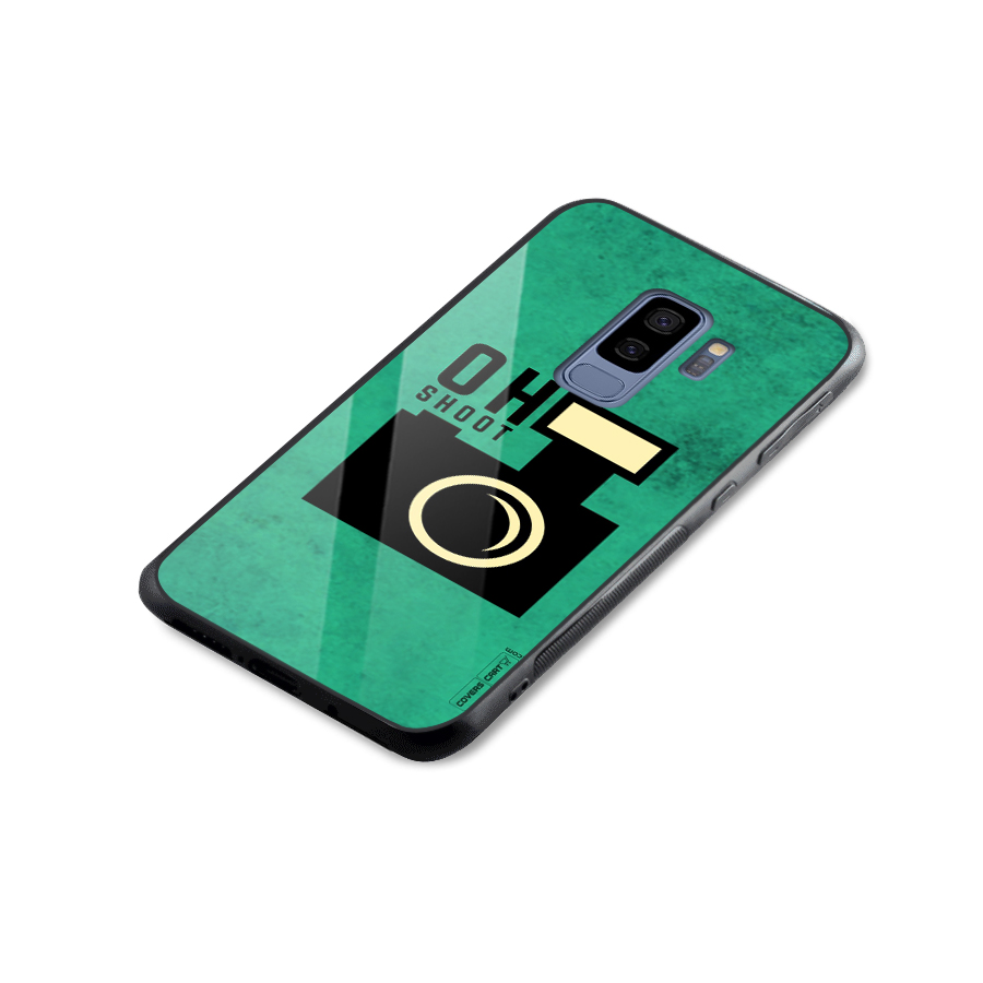 Oh Shoot Glass Back Case for Galaxy S9 Plus
