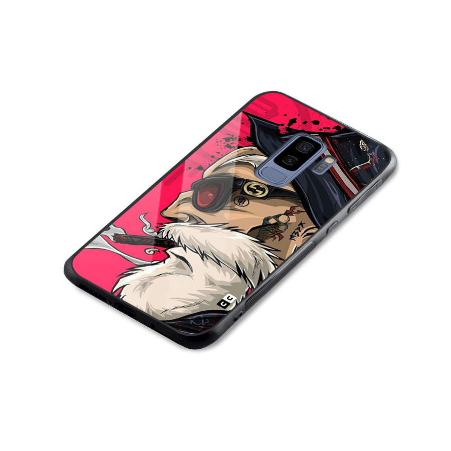 Old Man Swag Glass Back Case for Galaxy S9 Plus