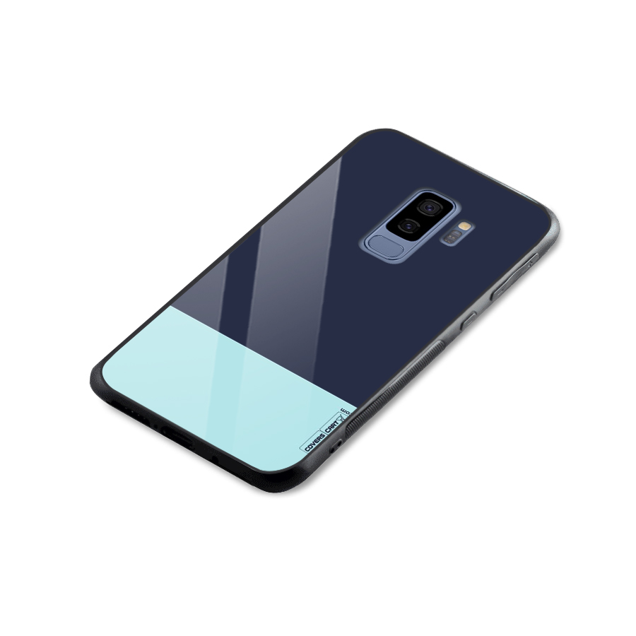 Pastel Blues Glass Back Case for Galaxy S9 Plus