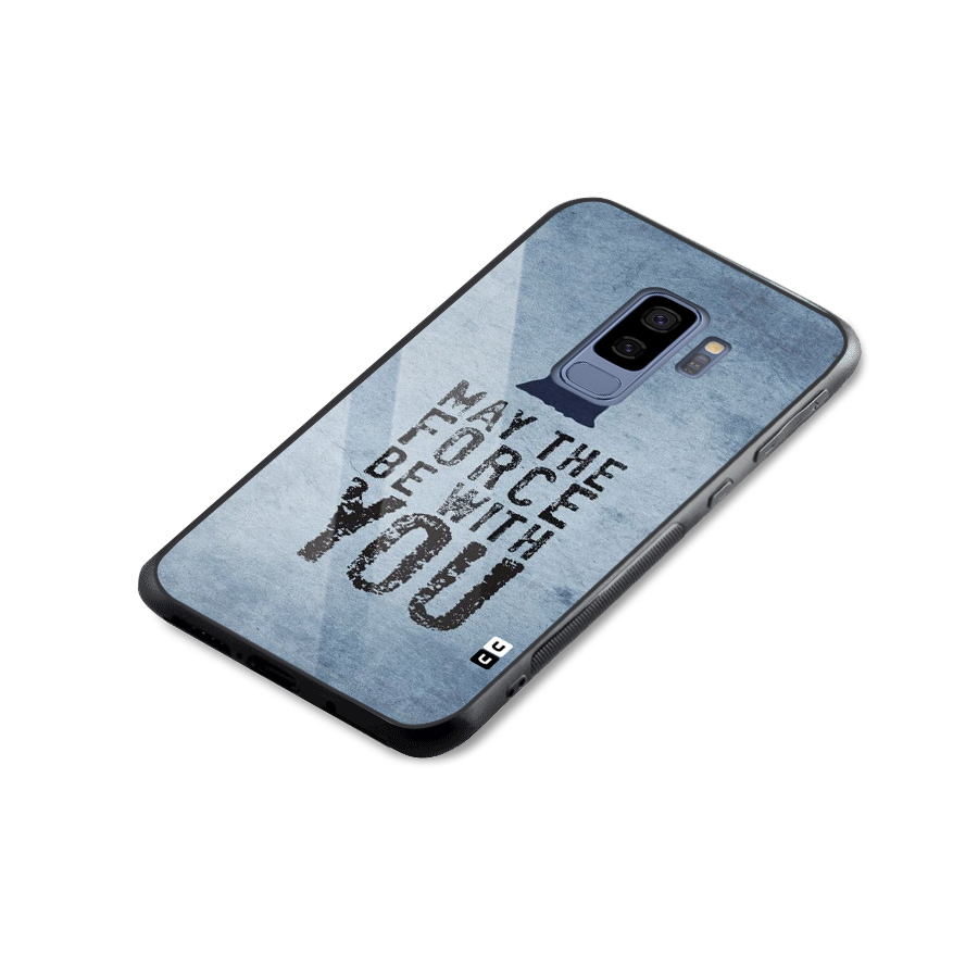 Power With You Glass Back Case for Galaxy S9 Plus